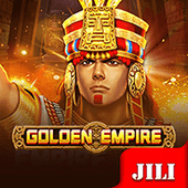 Golden Empire slot artwork with an emperor and gold coins