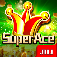 Super Ace card slot artwork with golden aces